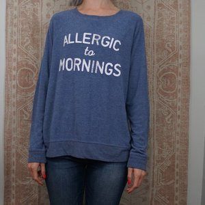 ⭐anthropology allergic to mornings sweater